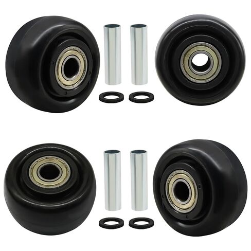 2.5 Inch Red Heavy Duty Caster Wheels, Plate Shelf Replacement Wheels for Platform Trucks/Furniture Workbench Table Saw(4 Pack) in Saudi Arabia