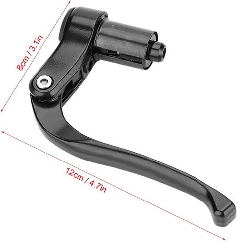 Dioche Brake Levers, Fixed Gear Mountain Road Handlebar Brake Level Part(Black) in Saudi Arabia