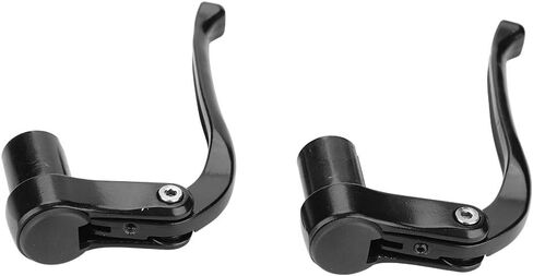 Dioche Brake Levers, Fixed Gear Mountain Road Handlebar Brake Level Part(Black) in Saudi Arabia