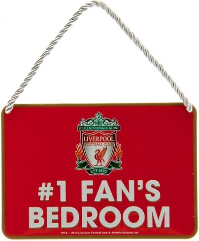 Liverpool No 1 Fan Bedroom Sign - Multi-Colour in Saudi Arabia