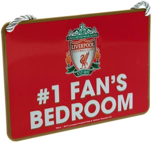Liverpool No 1 Fan Bedroom Sign - Multi-Colour in Saudi Arabia