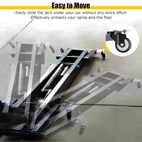 Transferable Caster Kit Compatible with Quickjack 7000TL/TLX, 6000ELX/EXT, 360° Swivel, Easy Mobility in Kuwait