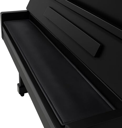 Universal Piano Keyboard Cover, Waterproof, Dustproof, Pet Hair Resistant, Thick Soft Premium Fabric, Easy-Clean Protector for Upright Piano, Digital/Electric Keyboard & Grand Piano (Black) in Saudi Arabia
