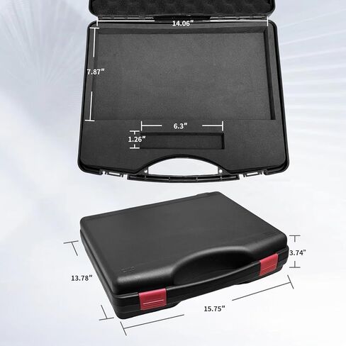 حافظة صلبة لجهاز Akai Professional MPK Mini IV، حافظة تخزين صلبة لوحدة التحكم بلوحة المفاتيح مزودة بمقبض مريح مع رغوة قابلة للتخصيص in Kuwait