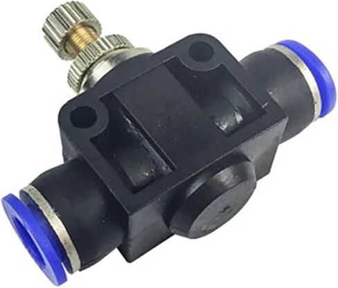 1 قطعة LSA4/LSA6/LSA8/LSA10/LSA12 موصل سريع منظم ضغط الأنابيب خنق صمام ضاغط الملحقات تركيبات هوائية (LSA8) in Kuwait