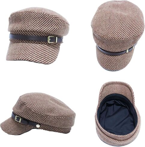 Newsboy Hats for Women, Fashion Newsboy Cap Bakerboy Cabbie Gatsby Pageboy Visor Beret Hat in Kuwait