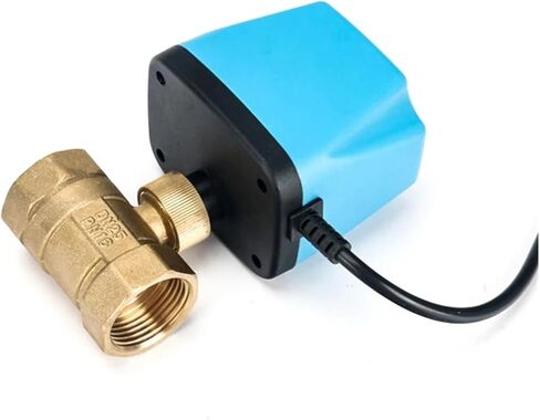 1PCS 1/2" 3/4" 1" 2" Normally Closed Ball Valve 220V 12V 24V 2 Wire Brass Ball Valve Replacement Solenoid Valve(1-1/4",12VDC_Closed) in Kuwait