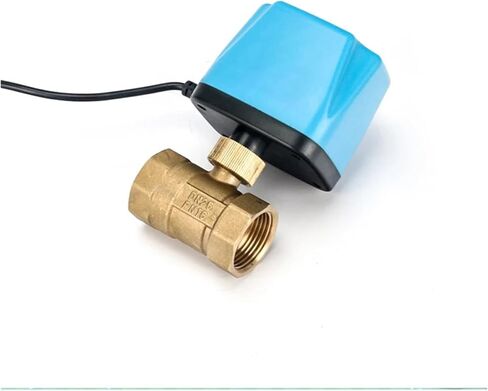 1PCS 1/2" 3/4" 1" 2" Normally Closed Ball Valve 220V 12V 24V 2 Wire Brass Ball Valve Replacement Solenoid Valve(1-1/4",12VDC_Closed) in Kuwait