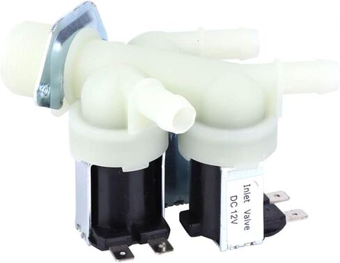 G3/4 DC12V Solenoid Valve Plastic Normally Closed 1 in 3 Valve Out for Industrial Equipment Household Appliances in Kuwait
