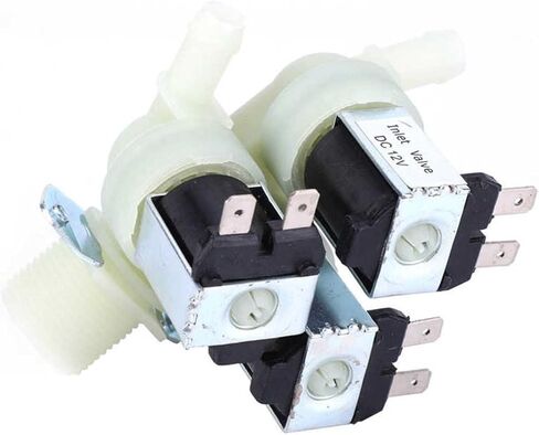 G3/4 DC12V Solenoid Valve Plastic Normally Closed 1 in 3 Valve Out for Industrial Equipment Household Appliances in Kuwait