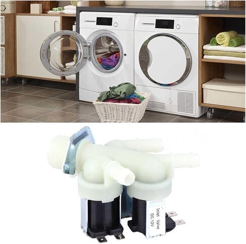 G3/4 DC12V Solenoid Valve Plastic Normally Closed 1 in 3 Valve Out for Industrial Equipment Household Appliances in Kuwait