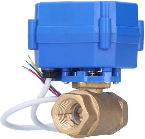 DN15 DC12V Mini Ball Valve Brass 3 Wire 2 Control Mode Integrated Motorized Ball Valve Hydraulic Equipment in Kuwait