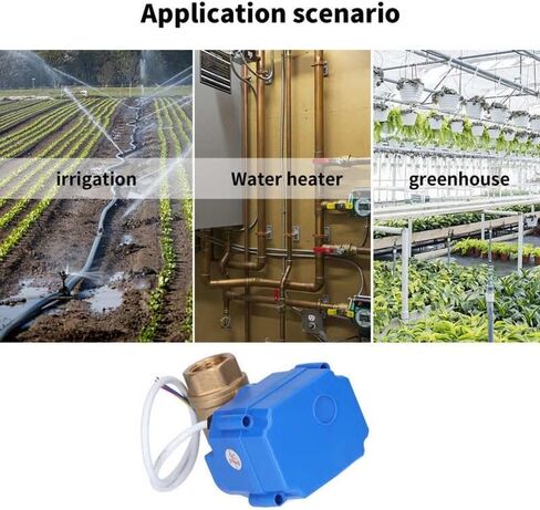 DN15 DC12V Mini Ball Valve Brass 3 Wire 2 Control Mode Integrated Motorized Ball Valve Hydraulic Equipment in Kuwait