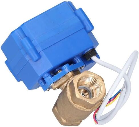 DN15 DC12V Mini Ball Valve Brass 3 Wire 2 Control Mode Integrated Motorized Ball Valve Hydraulic Equipment in Kuwait