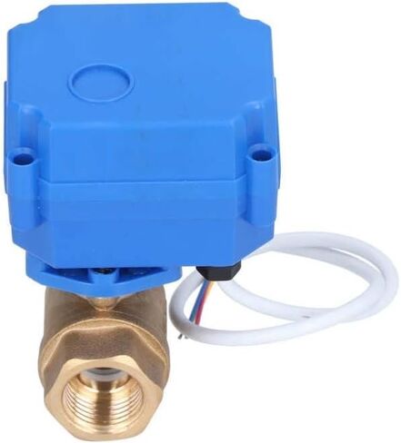 DN15 DC12V Mini Ball Valve Brass 3 Wire 2 Control Mode Integrated Motorized Ball Valve Hydraulic Equipment in Kuwait