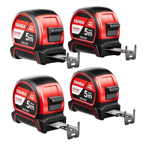 Hollow Tape Measure 10FT/3m, Retractable Measuring Tape with Waterproof & Sandproof Design, 16mm Wide Scale for Home, Industrial, DIY, Woodworking in Kuwait