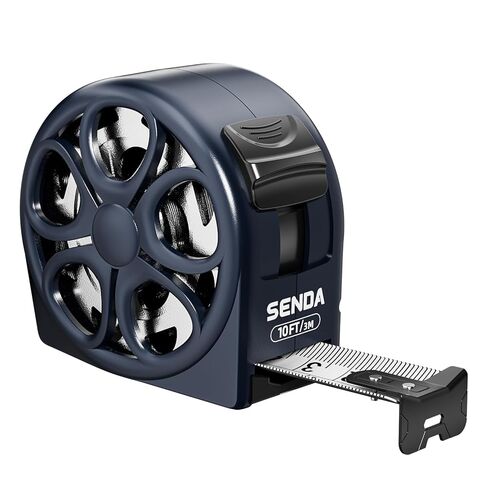 Hollow Tape Measure 10FT/3m, Retractable Measuring Tape with Waterproof & Sandproof Design, 16mm Wide Scale for Home, Industrial, DIY, Woodworking in Saudi Arabia