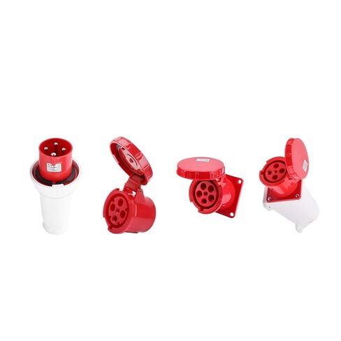 1 قطعة IP67 مقاوم للماء موصل الطيران 63A/125A مستقيم 3-core 4-core 5-core مكشوف ومخفي صناعي مقاوم للماء (3 كور 125A مقبس موبايل 243) in Kuwait