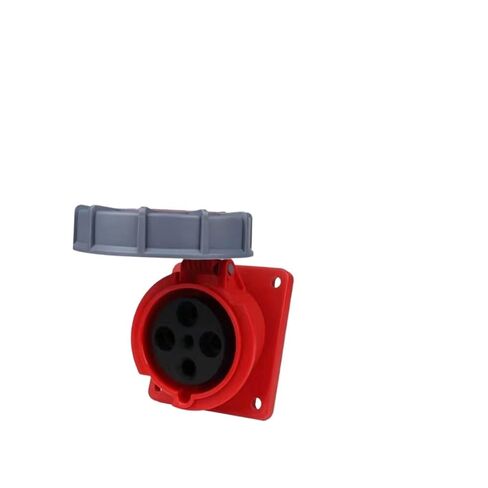 الطيران الصناعي مخفي المقبس المقرنة 16a32a الذكور والإناث بعقب موصل الطاقة IP67 مقاوم للماء 3/4/5 الأساسية المائل (4 الأساسية 125A مقبس مخفي) in Kuwait