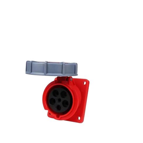 Industrial Aviation Concealed Socket Coupler 16a32a Male and Female Butt Power Connector IP67 Waterproof 3/4/5 core Oblique(4 core 125A Concealed Socket) in Saudi Arabia