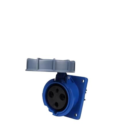 Industrial Aviation Concealed Socket Coupler 16a32a Male and Female Butt Power Connector IP67 Waterproof 3/4/5 core Oblique(4 core 125A Concealed Socket) in Saudi Arabia
