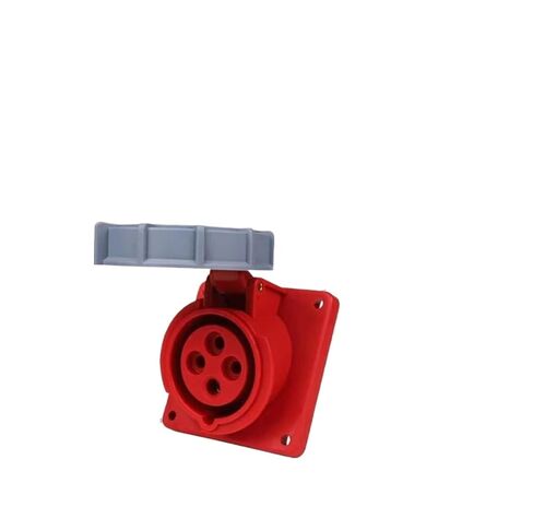 Industrial Aviation Concealed Socket Coupler 16a32a Male and Female Butt Power Connector IP67 Waterproof 3/4/5 core Oblique(4 core 125A Concealed Socket) in Saudi Arabia