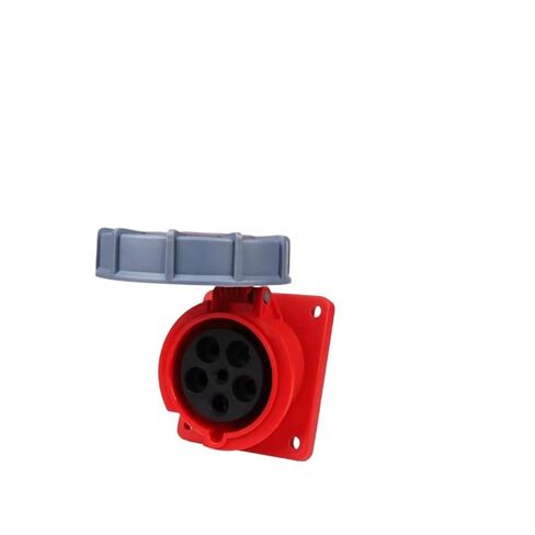 Industrial Aviation Concealed Socket Coupler 16a32a Male and Female Butt Power Connector IP67 Waterproof 3/4/5 core Oblique(4 core 125A Concealed Socket) in Saudi Arabia