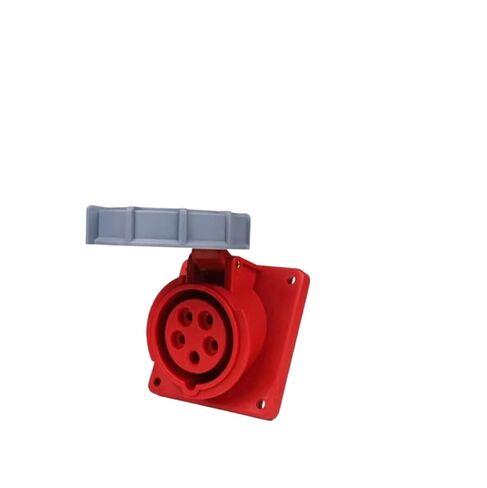 Industrial Aviation Concealed Socket Coupler 16a32a Male and Female Butt Power Connector IP67 Waterproof 3/4/5 core Oblique(4 core 125A Concealed Socket) in Saudi Arabia