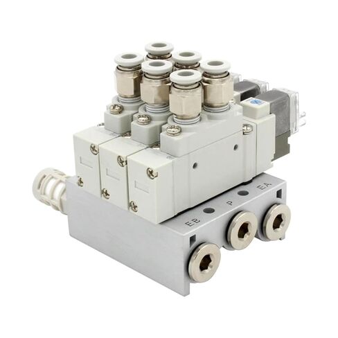 SY5120 Single Electric Control Solenoid Valve SY5120-5LZD-01 SY5120-6LZD-01 Cylinder Control Valve Integrated Valve Group(SY5120-3LZD-01 4mm,3 Stations) in Saudi Arabia