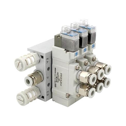 SY5120 Single Electric Control Solenoid Valve SY5120-5LZD-01 SY5120-6LZD-01 Cylinder Control Valve Integrated Valve Group(SY5120-3LZD-01 4mm,3 Stations) in Saudi Arabia