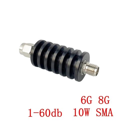 10W SMA attenuator, DC-6GHz/8GHz coaxial Power Male to Female Adapter, 50 ohms(5db,6G) in Saudi Arabia