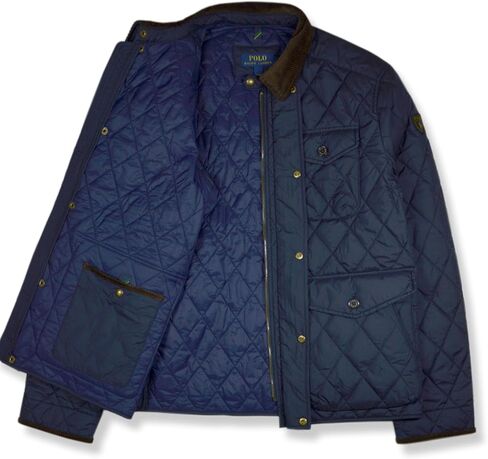 Polo Ralph Lauren Mens Diamond Quilted Full Zip Field Barn Jacket, in Saudi Arabia