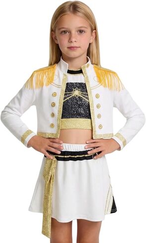 SAVITO Pop Idol Cosplay Costume Rumi Mira Zoey Popular Singers Stage Costumes for Ages 3-12 Children's Costumes Girl F in Saudi Arabia