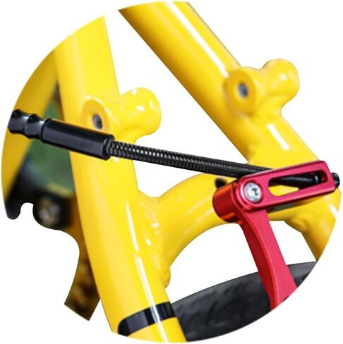 Bicycle 2 pcs each 5 Colors V-Brake Flexible Noodle Cable Break Guide Pipe Tube + 10 x Rubber Boots Cycling Kit for Road Mountain Bikes BMX 10 sets in Saudi Arabia