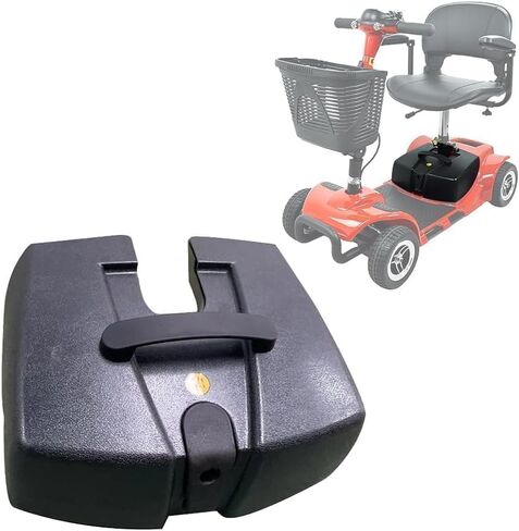 علبة بطارية Vive/Elifecenter W3431/MS31 مع عبوتين من بطاريات الرصاص الحمضية 12 فولت 12 أمبير (إجمالي 24 فولت) - بديل أصلي من المصنع للدراجات البخارية المتنقلة، مناسب مباشرة لموديلات W3431 وMS31 in Kuwait