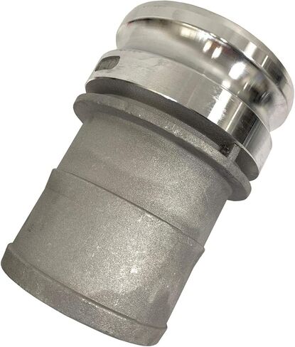 6 Inch Aluminum Cam & Groove Fitting, E600 Male Camlock Coupler X Hose Shank, Leak-Tight Quick Disconnect for Water, Chemicals & Industrial Systems, 75 PSI Max Pressure, NBR Gasket in Saudi Arabia
