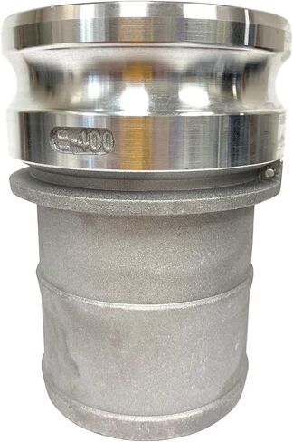 6 Inch Aluminum Cam & Groove Fitting, E600 Male Camlock Coupler X Hose Shank, Leak-Tight Quick Disconnect for Water, Chemicals & Industrial Systems, 75 PSI Max Pressure, NBR Gasket in Saudi Arabia
