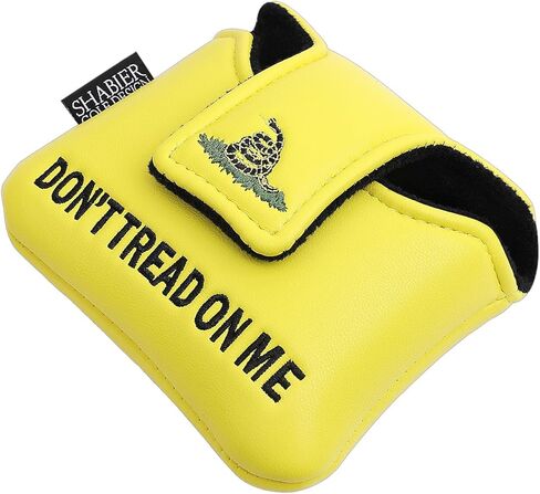 SHABIER Yellow Golf Large Mallet Headcover with Snake Design for Golf Putter Club in Saudi Arabia