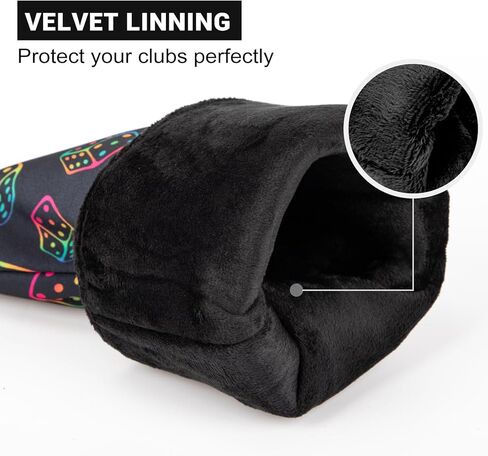Golf Club Head Covers 3pcs Golf headcovers Set for Driver Fairway hybrids in Saudi Arabia
