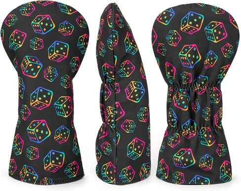 Golf Club Head Covers 3pcs Golf headcovers Set for Driver Fairway hybrids in Saudi Arabia