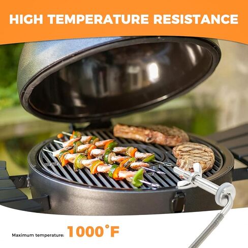 Mgoodoo E6480 Spring Design مستشعر الحرارة RTD Temp Probe متوافق مع Char-Griller AKORN AUTO-KAMADO (عبوتان) in Kuwait