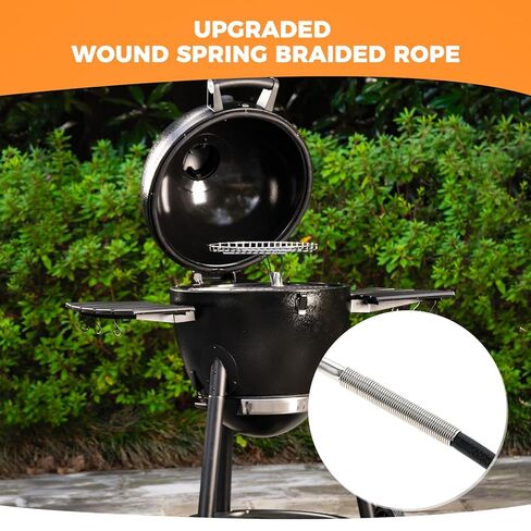 Mgoodoo E6480 Spring Design مستشعر الحرارة RTD Temp Probe متوافق مع Char-Griller AKORN AUTO-KAMADO (عبوتان) in Kuwait