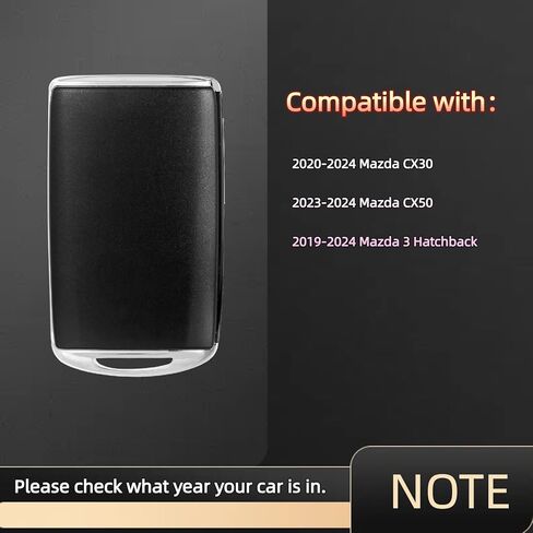 استبدال مفتاح فوب الذكي عن بعد متوافق مع مازدا CX-30 CX-50 CX-90 2020 2021 2022 2023 2024 دخول بدون مفتاح التحكم عن بعد 4 أزرار WAZSKE11D01 in Kuwait