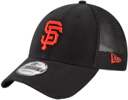 New Era 9Forty Hat MLB San Francisco Giants Black Trucker Adjustable Cap in Saudi Arabia