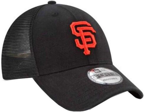 New Era 9Forty Hat MLB San Francisco Giants Black Trucker Adjustable Cap in Saudi Arabia