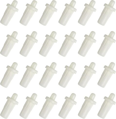 uxcell 7.5mm Black Plastic Spring Cabinet Pin, 24 Pcs x Cabinet Door Repair Pins in Saudi Arabia