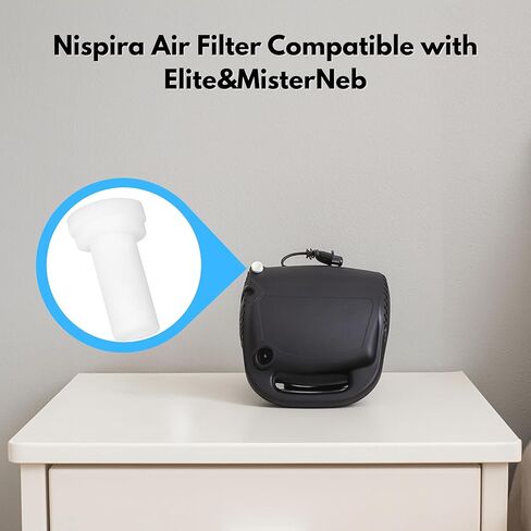 فلتر بديل Nispira CPAP للاستعمال مرة واحدة متوافق مع MisterNeb، Inspiration Elite، Inspiration 626، 6 قطع in Saudi Arabia