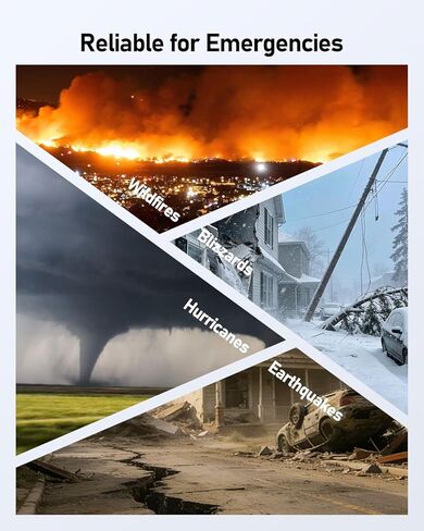 EASYLONGER ES720 CPAP Battery Backup, 266.4Wh Portable Power Supply for ResMed AirSense 10/11, AirCurve 10/11, AirMini, Philips DreamStation 1/2, Emergency CPAP Battery for Outdoor Camping in Kuwait