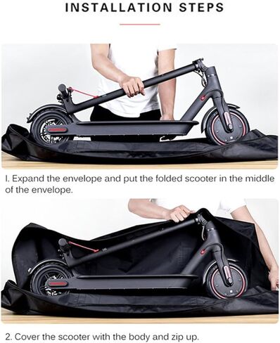 DECHOUS Skateboard Sling Bag Portable Scooter Storage Pouch with Shoulder Strap Lightweight Carrying Case for Electric Scooter Travel and Commuting in Saudi Arabia