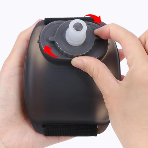 Sport Wrist Water Bottle Adjusted and Wearable Hands Frees Silicone Water Bottle for Running Cycling Climbing Outdoor in Kuwait